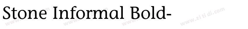 Stone Informal Bold字体转换 Stone Informal Bold字体转换